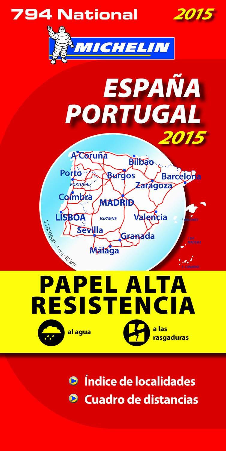 MAPA NATIONAL ESPAÑA - PORTUGAL "ALTA RESISTENCIA" | 9782067199798 | VARIOS AUTORES
