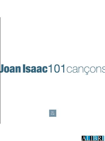 JOAN ISAAC. 101 CANÇONS | 9788481280449 | AAVV