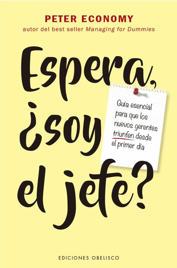 ESPERA, ¿SOY EL JEFE? | 9788491119548 | ECONOMY, PETER