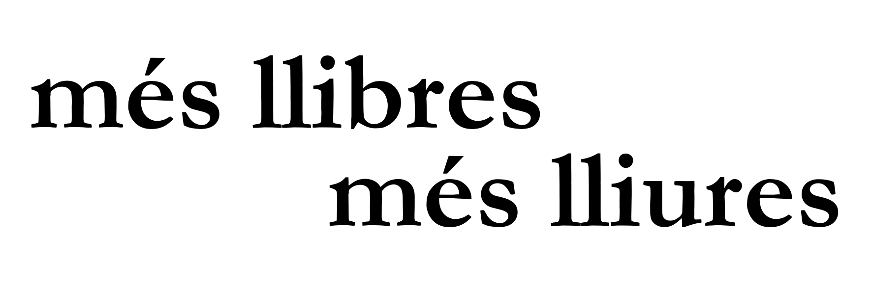 + llibres + lliures