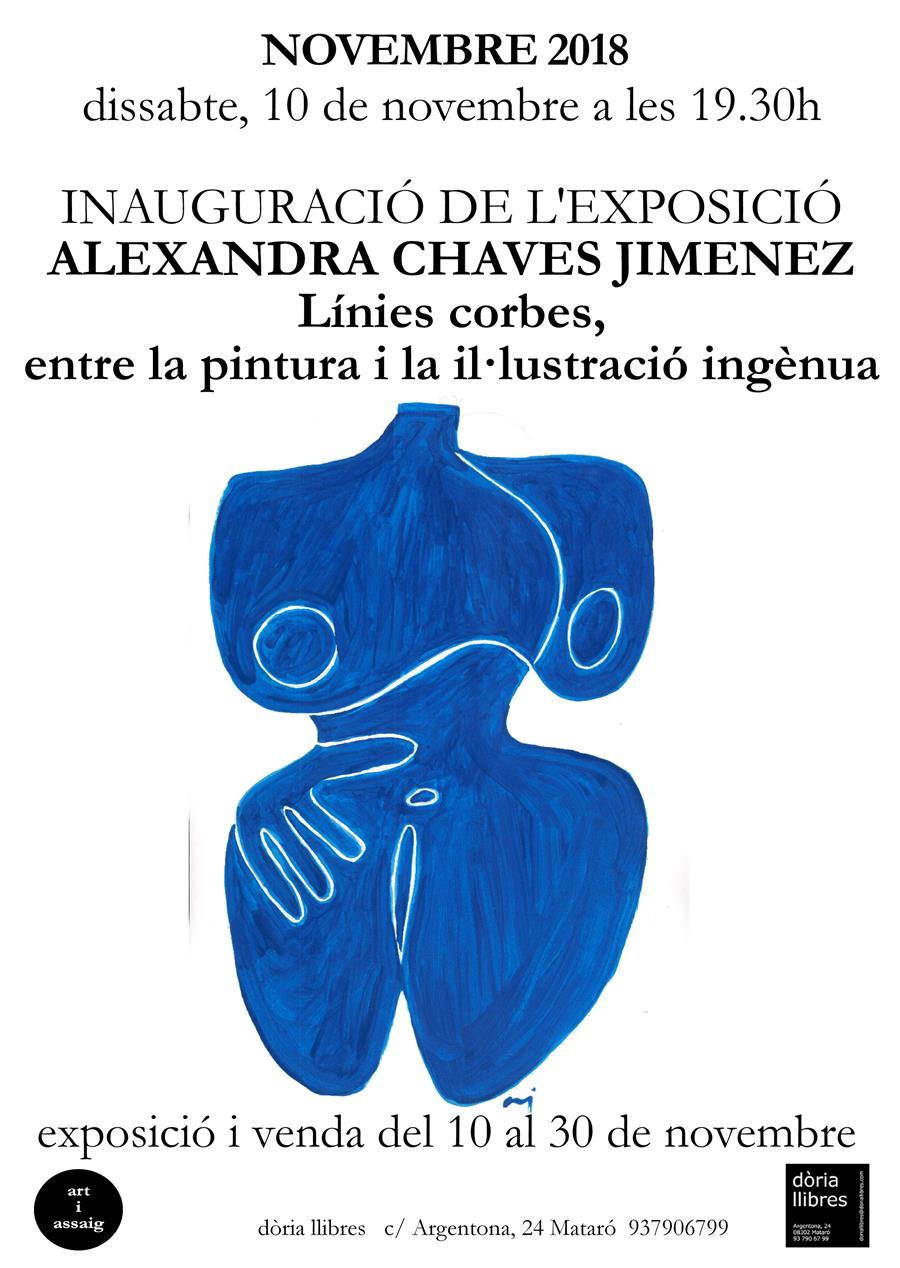Alexandra Chaves Jimenez, Línies corbes, entre la pintura i la il·lustració ingènua | 76960
