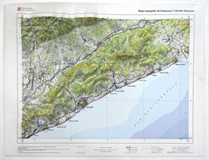 MAPA TOPOGRÀFIC RELLEU MARESME 1:100000 | 8414774327003