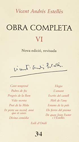 OBRA COMPLETA VI VICENT ANDRÉS ESTELLÈS | 9788417469184 | ESTELLÉS, VICENT ANDRÉS