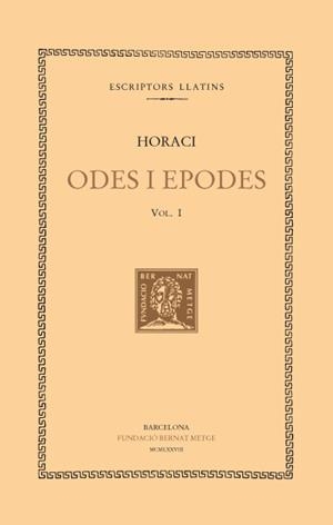 ODES I EPODES, VOL. I | 9788472251359 | HORACI