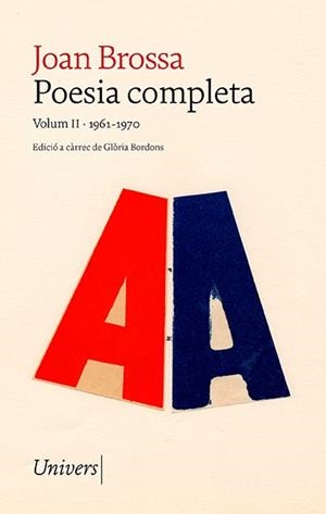 POESIA COMPLETA VOLUM II 1961-1970 | 9788418887352 | BROSSA, JOAN
