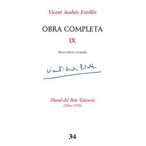 OBRA COMPLETA IX VICENT ANDRÉS ESTELLÉS | 9788417469580 | ESTELLÉS, VICENT ANDRÉS