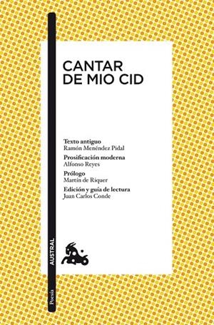 CANTAR DE MIO CID | 9788467034059 | ANÓNIMO