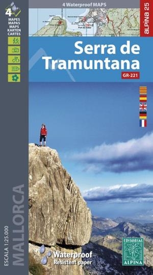 MAPA SERRA DE TRAMUNTANA 1:25000 | 9788480909181