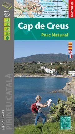CAP DE CREUS 1:25.000 -ALPINA | 9788480909426