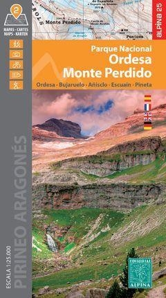 MAPA ORDESA - MONTE PERDIDO (CAT) | 9788480909952