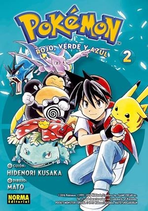 POKEMON 02. ROJO, VERDE Y AZUL 02 | 9788467964981 | KUSAKA, HIDENORI/MATO