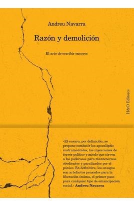 RAZÓN Y DEMOLICIÓN | 9788412884845 | NAVARRA, ANDREU