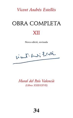 OBRA COMPLETA XII VICENT ANDRÉS ESTELLÉS | 9788417469894 | ESTELLÉS, VICENT ANDRÉS