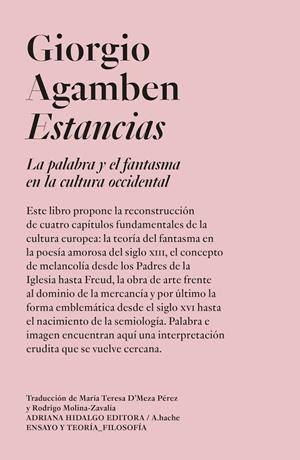 ESTANCIAS | 9786316615497 | AGAMBEN, GIORGIO