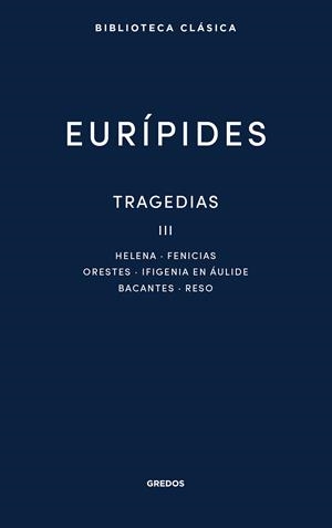 TRAGEDIAS III | 9788424941291 | EURÍPIDES