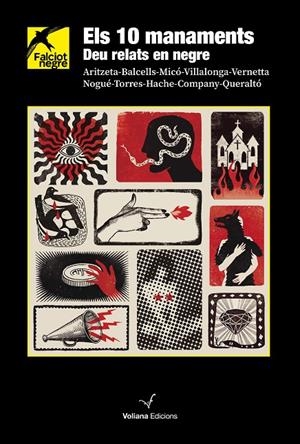 ELS 10 MANAMENTS. DEU RELATS EN NEGRE | 9791399031454 | DIVERSOS AUTORS