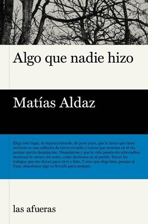 ALGO QUE NADIE HIZO | 9791399131116 | ALDAZ, MATÍAS