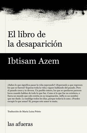 EL LIBRO DE LA DESAPARICIÓN | 9791399131123 | AZEM, IBTISAM