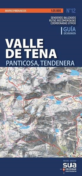 MAPA PIRENAICO VALLE DE TENA | 9788482169293 | ANGULO DORD, MIGUEL