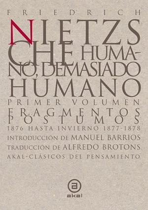 HUMANO, DEMASIADO HUMANO (2 VOLÚMENES) | 9788446007364 | NIETZSCHE, FRIEDRICH