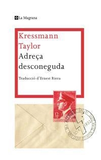 ADREÇA DESCONEGUDA | 9788482649580 | TAYLOR, KATHERINE KRESSMANN