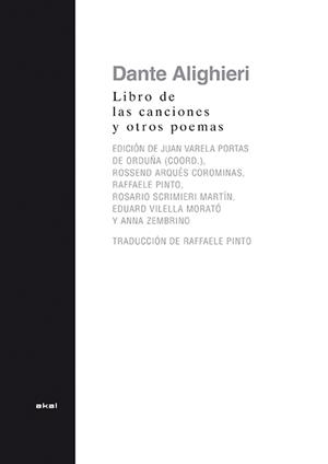 EL LIBRO DE LAS CANCIONES Y OTROS POEMAS | 9788446039518 | ALIGHIERI, DANTE