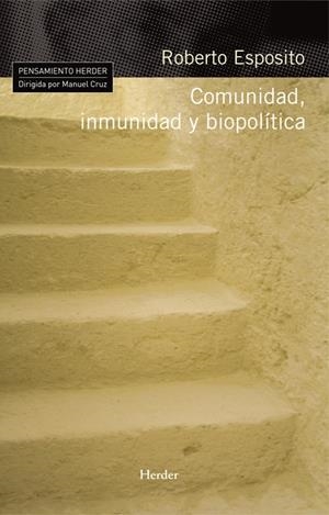COMUNIDAD, INMUNIDAD Y BIOPOLÍTICA | 9788425426001 | ESPOSITO, ROBERTO