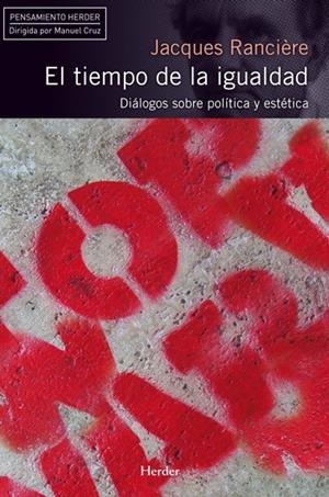 EL TIEMPO DE LA IGUALDAD | 9788425427640 | RANCIÈRE, JACQUES