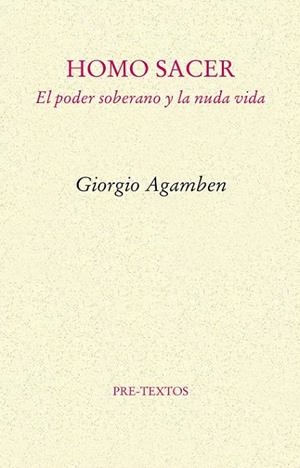 HOMO SACER | 9788481912067 | AGAMBEN, GIORGIO