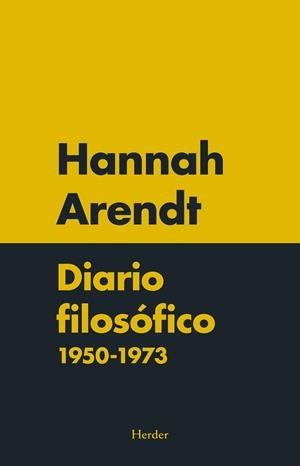 DIARIO FILOSOFICO HANNAH ARENDT | 9788425440823 | HANNAH ARENDT